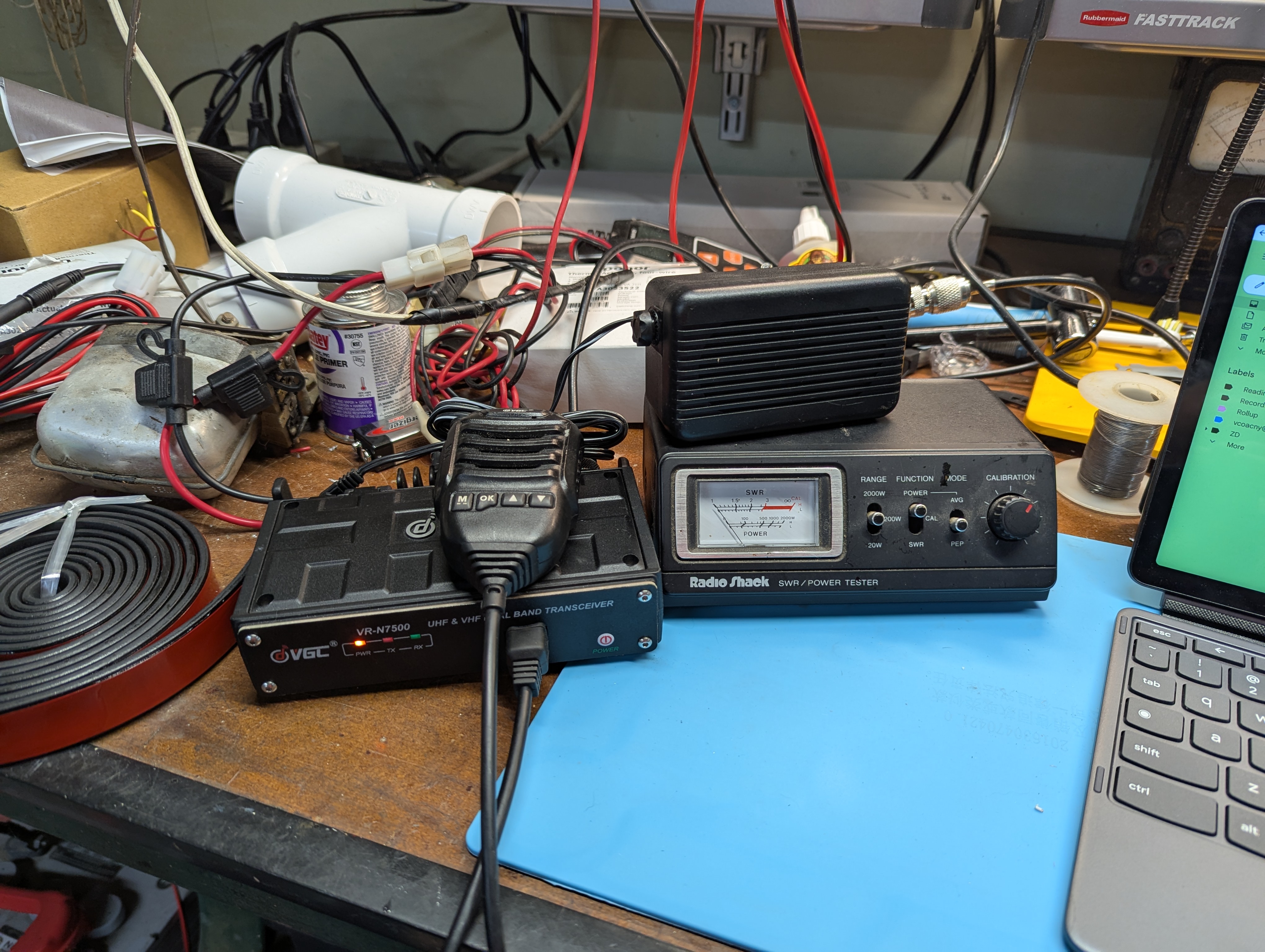 Ham radio and equipment